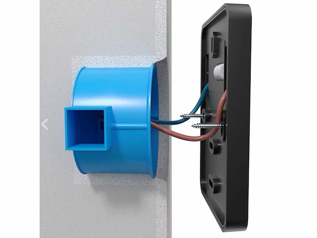 9 x led wall trap wand spots zwart ip54 - afbeelding 2 van  7