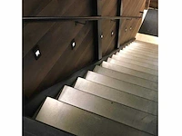 9 x led wall trap wand spots zwart ip54 - afbeelding 5 van  7