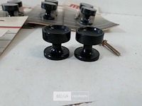 9 x meubeltop pvc zwart 25 mm 2 stuks - afbeelding 3 van  3