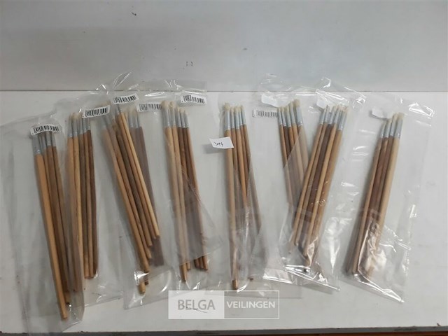 9 x penselen rond 5 stuks - afbeelding 2 van  3