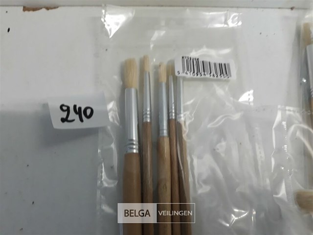 9 x penselen set rond 5 stuks - afbeelding 3 van  3