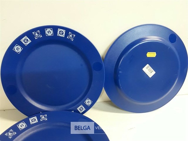 9 x pvc bord herbruikbaar 25,5 cm - afbeelding 3 van  3