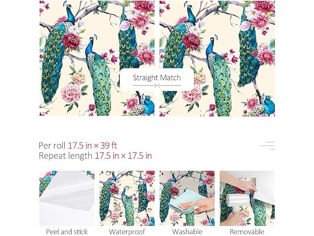 9 x rewallpaper zelfklevend behang (44.5cm x 12m) - afbeelding 2 van  3