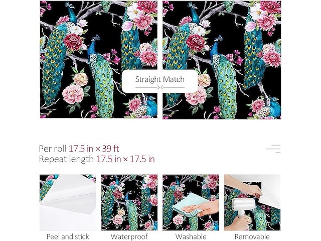 9 x rewallpaper zelfklevend behang (44.5cm x 12m) - afbeelding 2 van  3