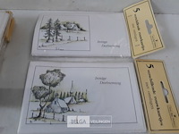 9 x rouwkaartjes met omslagen 5 stuks - afbeelding 3 van  3
