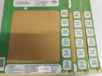 9 x schuurpapier mix korrel 5 vellen - afbeelding 3 van  3