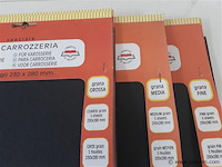 9 x schuurpapier mix korrels 5 vellen waterproof - afbeelding 2 van  2