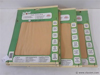 9 x schuurpapier mix korrels 5 vellen - afbeelding 1 van  2