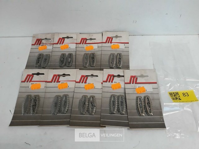 9 x sleutelplaat zamak verbronsd 50 mm 2 stuks - afbeelding 2 van  3