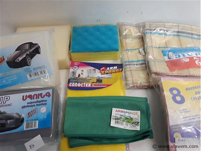 9 x sponzen + huishouddoeken mix - afbeelding 2 van  2
