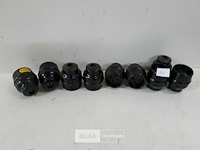 9 x stekker 4p plat-rond - afbeelding 2 van  3