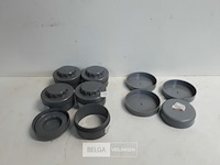 9 x stop 90 mm pvc lijmverbinding - afbeelding 2 van  3