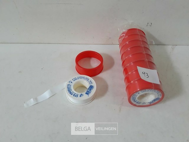 9 x teflon tape water/gas 12m - afbeelding 1 van  3