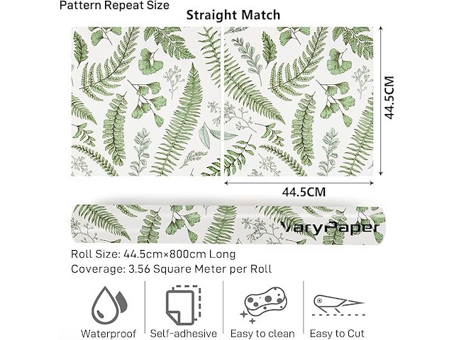 9 x varypaper zelfklevend behang (44,5 cm x 800 cm) - afbeelding 2 van  4