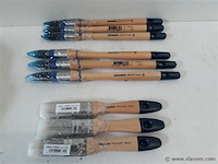 9 x verfborstel anza mix - afbeelding 1 van  2