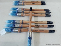 9 x verfborstel rond anza mix - afbeelding 2 van  2