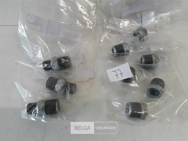 9 x verloop 1/2-3/8 galva - afbeelding 2 van  3