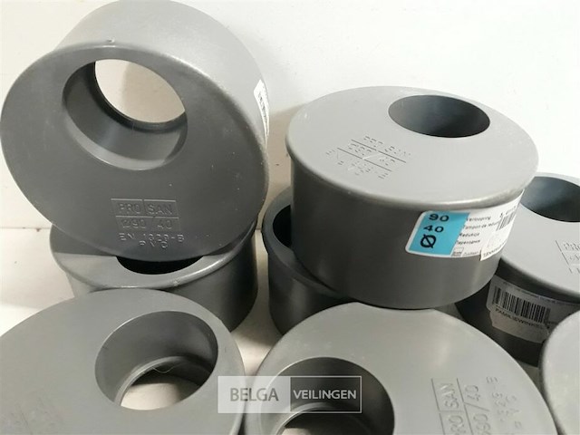 9 x verloop 90-40 pvc lijmverbinding - afbeelding 3 van  3