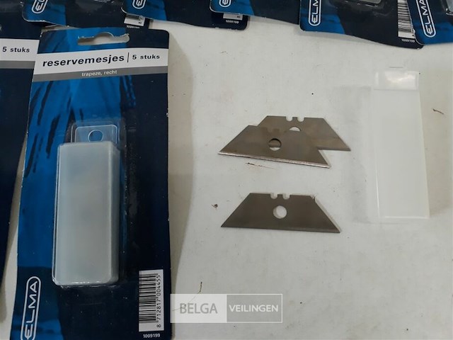 9 x vervangmes stanleymes recht 5 stuks - afbeelding 3 van  3