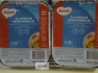 ±9 x10st aluminium bewaarbakjes 0,5l - afbeelding 2 van  2