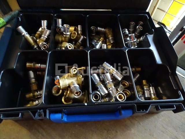 90 (+/-) krimpkoppelingen (8 verschillende modellen) in een systainer - afbeelding 2 van  4