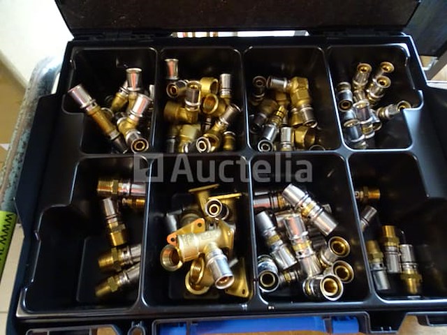 90 (+/-) krimpkoppelingen (8 verschillende modellen) in een systainer - afbeelding 4 van  4