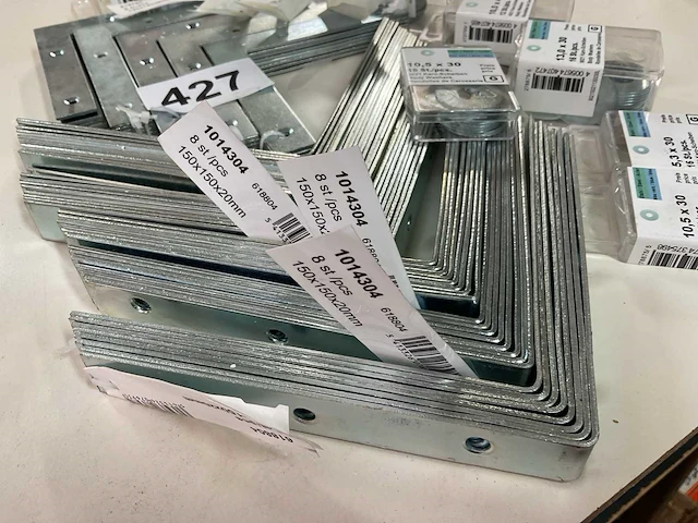 90 hoek verbindingen en 9 dozen ringen - afbeelding 2 van  7
