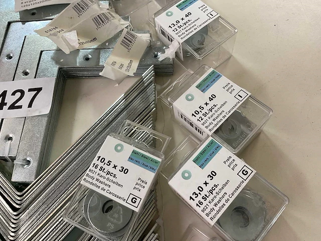 90 hoek verbindingen en 9 dozen ringen - afbeelding 4 van  7