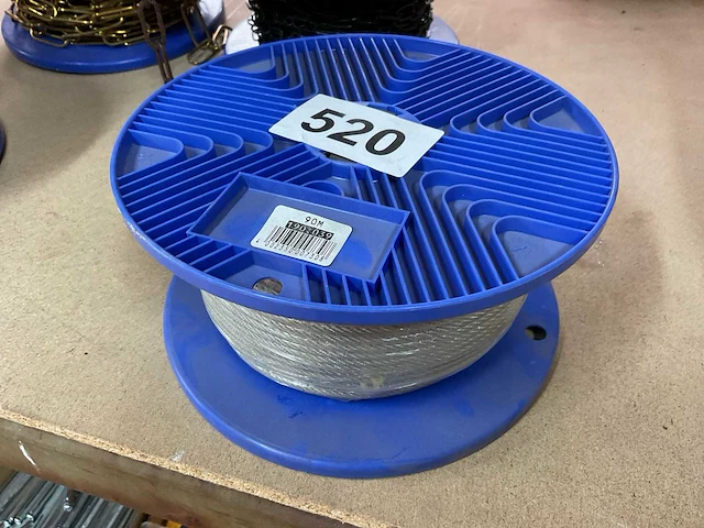 90 meter staalkabel dia 5 mm - afbeelding 1 van  3