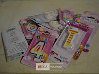 ±90 verjaardagskaarsen - afbeelding 1 van  4