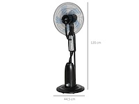 90 w stille mistventilator op wielen met 3 versnellingen - afbeelding 2 van  2