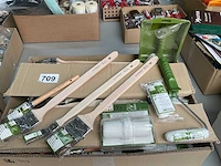 90 x schildersgereedschap voor houtbescherming