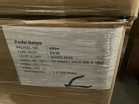 900 lopende meter epdm glasrubber zwart (kp1010) - afbeelding 5 van  6