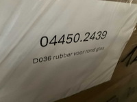 900 lopende meter epdm glasrubber zwart (kp1010) - afbeelding 9 van  9
