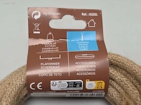 (900x) beige textiele kabel chacon 61031 - afbeelding 4 van  6