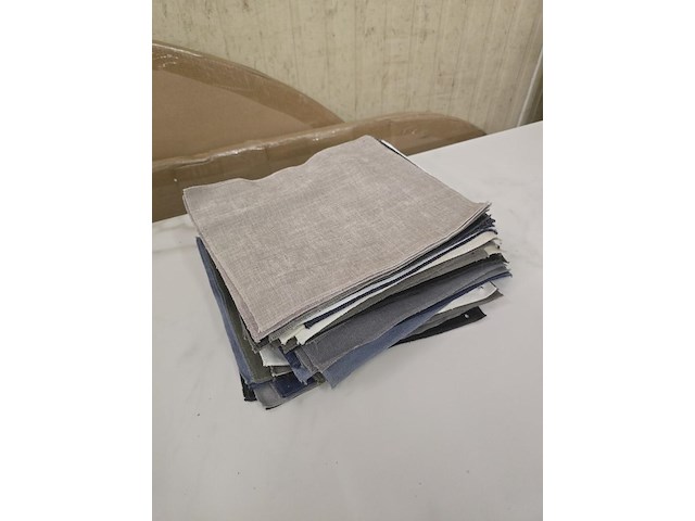 90x lapjes stof oa bal 30x25cm - afbeelding 1 van  10