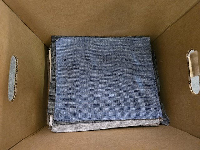 90x lapjes stof oa fl 30x25cm - afbeelding 4 van  11