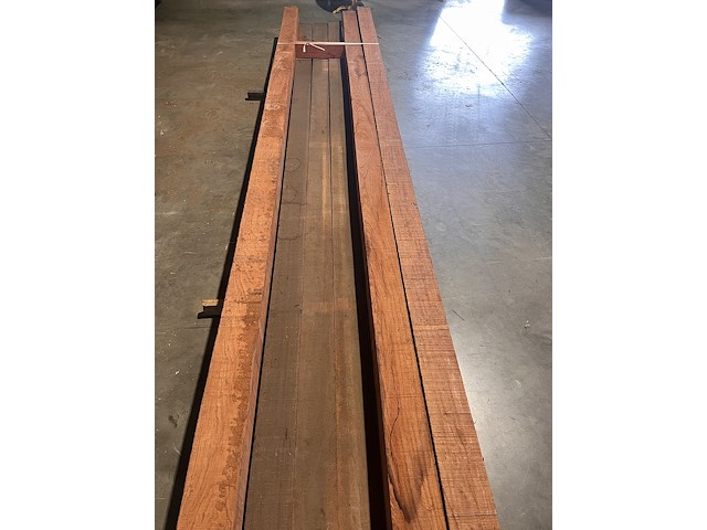 9,2 m² bubinga palen gezaagd - afbeelding 1 van  5