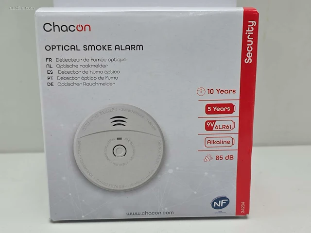 (920x) optische rookmelder chacon 34234 - afbeelding 3 van  9