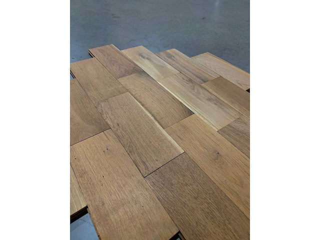 92,40 m2 eiken massief parket 25x12cm - afbeelding 4 van  4
