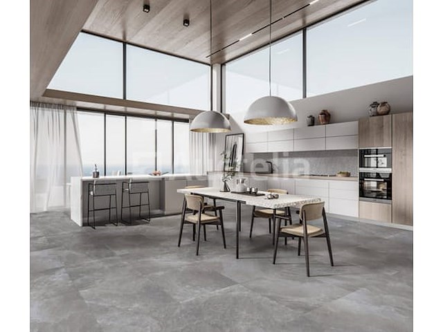 92m² halite guerande 120x120 gerectificeerd, steen-effect, vloer en muur, nieuw verpakt - afbeelding 1 van  2