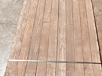 9,3 m² + 8,1 m² afrormosia brut ovendroog - afbeelding 2 van  5