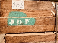 9,3 m² + 8,1 m² afrormosia brut ovendroog - afbeelding 3 van  5