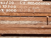 9,3 m² + 8,1 m² afrormosia brut ovendroog - afbeelding 4 van  5