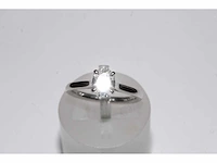 950 platina witte ring met 1,01 cts laboratoriumgekweekte diamant - afbeelding 1 van  9