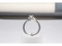 950 platina witte ring met 1,01 cts laboratoriumgekweekte diamant - afbeelding 7 van  9
