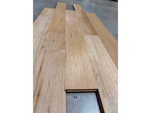 95,04 m2 eiken massief parket 90x12 cm - afbeelding 2 van  3