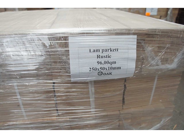 96 m² massief eiken lamparket - afbeelding 1 van  4