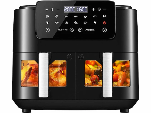 9l airfryer, match cook & smart finish functies, 12 programma's - afbeelding 1 van  7