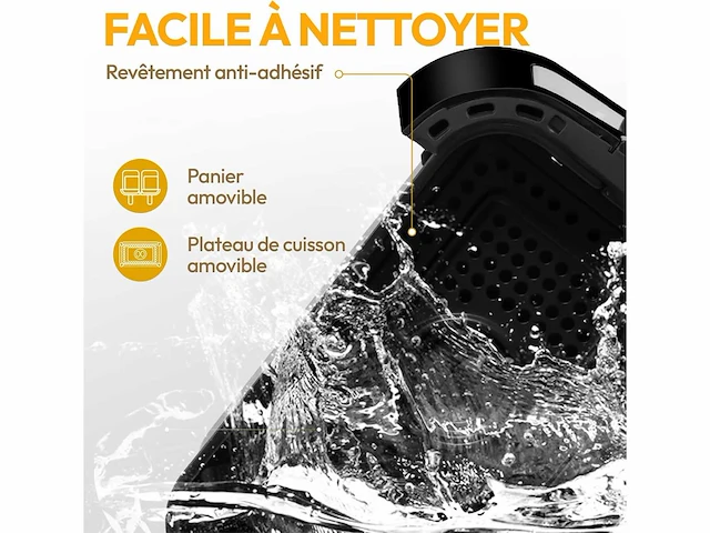 9l airfryer, match cook & smart finish functies, 12 programma's - afbeelding 6 van  7